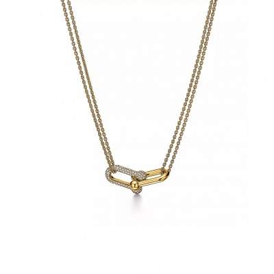 TIFFANY HARDWEAR LARGE DOUBLE LINK PENDANT 70353075